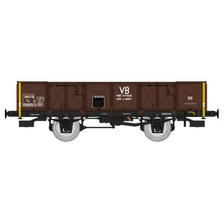 Vagón de madera 540 Tw, SNCF.