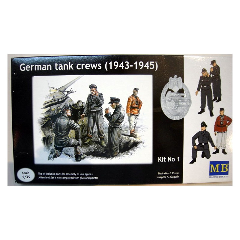 German tank crews (1943-1945). MASTER BOX 3507
