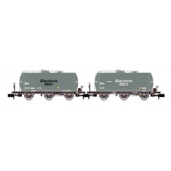 Ensemble de deux wagons-citernes ''Savesa'', RENFE.