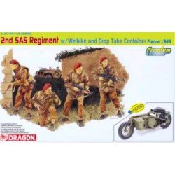 2nd SAS Regiment with Welbike and Drop Tube Container.