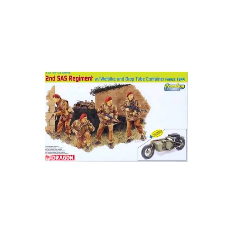 2nd SAS Regiment with Welbike and Drop Tube Container.