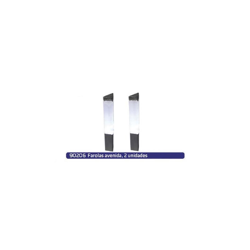 Avenue streetlights.