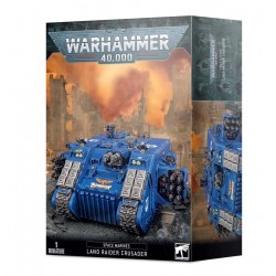 Land Raider Cruzado da space marines | Faltam a matriz F, caixa e decalques danificados.