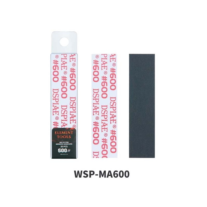 Lija autoadhesiva. Grano 600 (x30).