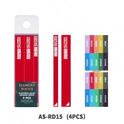 Aluminium alloy sanding board, red.