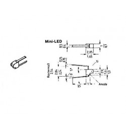 Rote Mini-LED. WEINERT