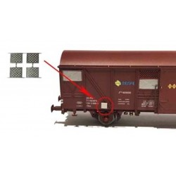 Dokumentenständer, Waggons.