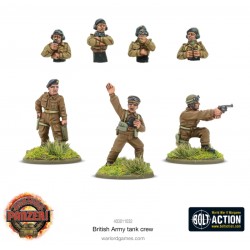 Panzerbesatzung der britischen Armee.