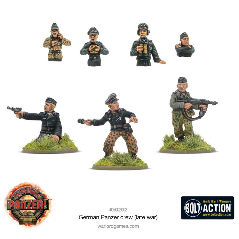 Tripulación Panzer alemana (finales de la guerra). Tripulación Panzer alemana (finales de la guerra).