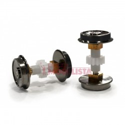 Axle with rubber tyre for 1400 CP (x2).