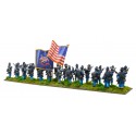 American Civil War: Infantry Regiment Firing Line.