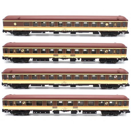 Set de 4 coches 12000 ''Estrella'', RENFE.