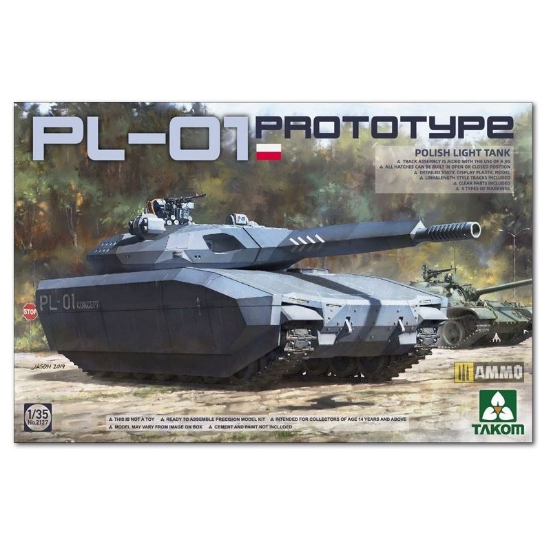 PL-01, prototipo de tanque ligero Polaco.