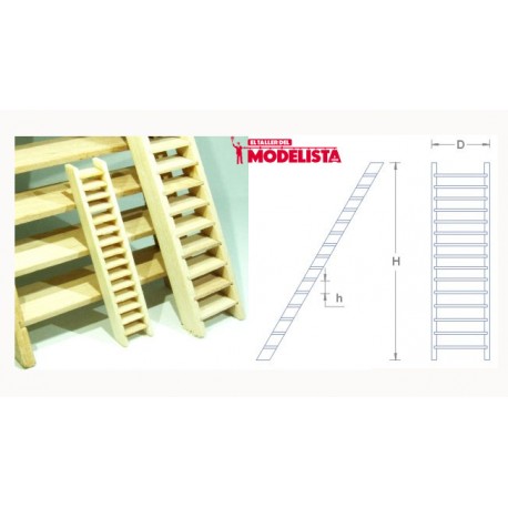 Escalera de madera. RB 005-1570 Escalera de madera. RB 005-1570