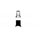 Chimenea recta con aro superior.