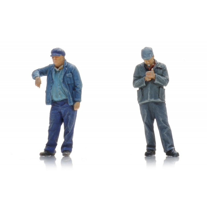 Ferroviarios, época vapor.