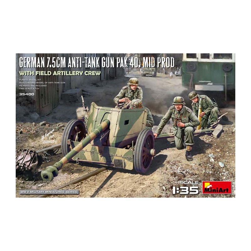 7.5cm Pak 40, producción media.