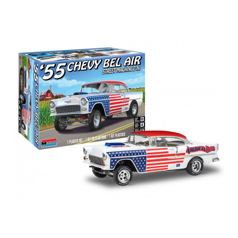 55 Chevy Bel Air Street Machine 2N1.