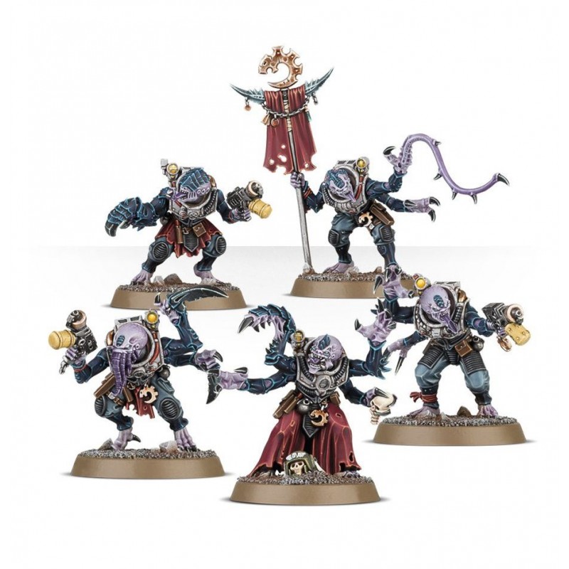 Warhammer 40K: Genestealer Cult - Atalan Jackals Con Martello Potente (Pezzi Non Montati) - Foto 3