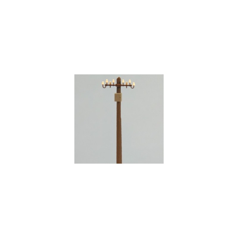 Electric wood pole with box. RB 2830