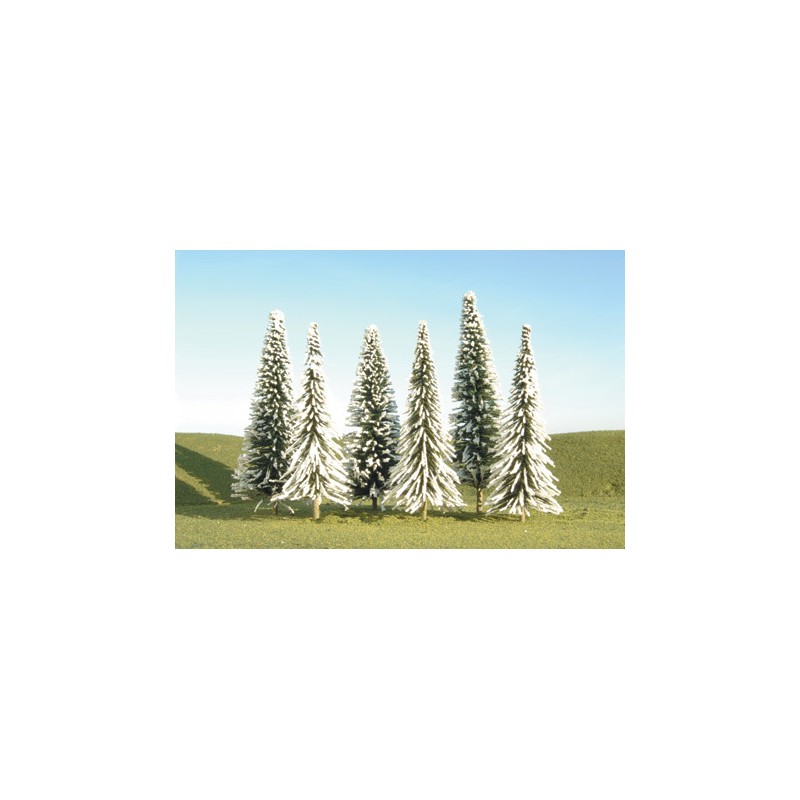 6 abetos nevados. SCENE SCAPES 32002