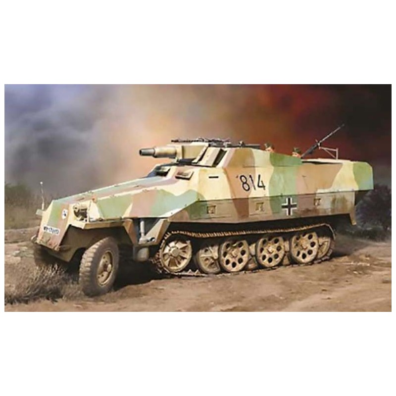 Sd.Kfz. 251/9 Ausf. D con cañon de 7,5 cm 51. Sd.Kfz. 251/9 Ausf. D con cañon de 7,5 cm 51.