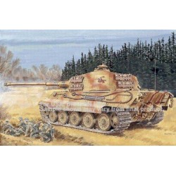 Sd.Kfz.182 Kingtiger, tourelle Henschel.