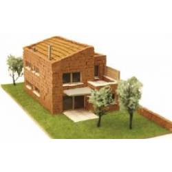 DOMUS-KITS Domus Kits40308 1742 Pieces Country 11 House Model, 1:50 Scale,  Multicoloured