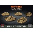 Pelotón de tanques Panzer IV.
