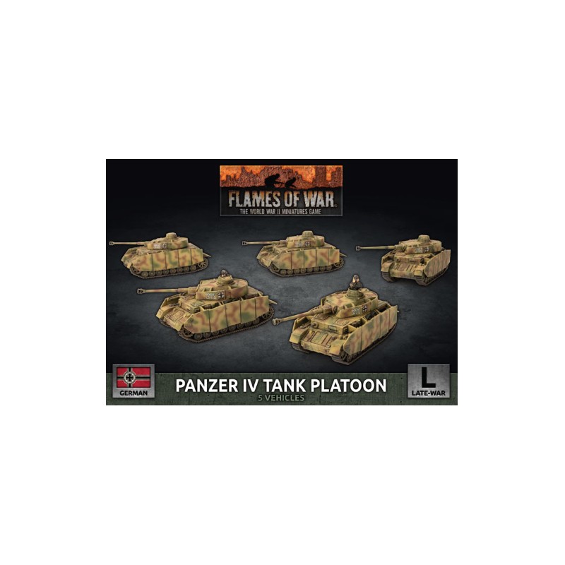 Pelotón de tanques Panzer IV.