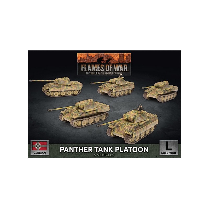 Pelotón de tanques Panther.