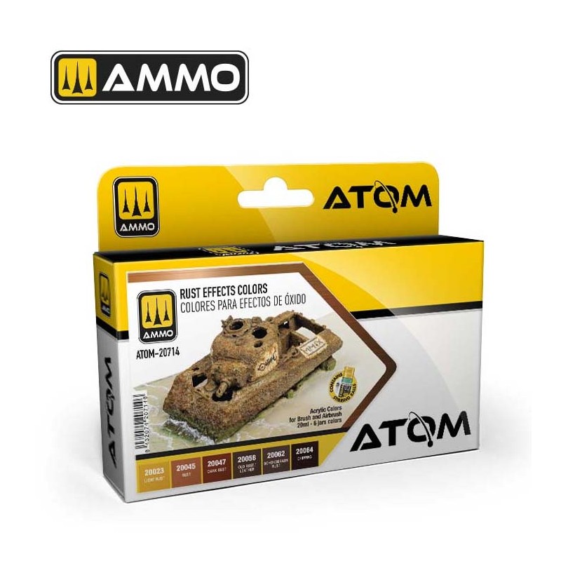 Atom. Rust effects colors. Atom. Rust effects colors.