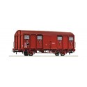 Covered goods wagon.