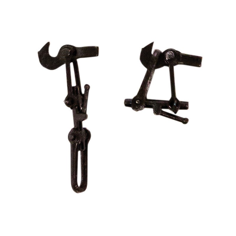 Enganches de husillo funcionales (x4).