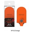 Leather protector for nippers. Orange.