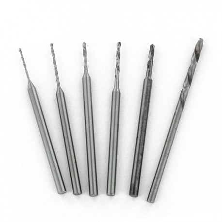 6 x Individual Shank Drills, 1.8 mm. MODELCRAFT 2346/18