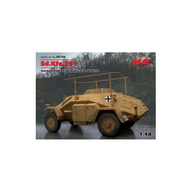 Vehículo de radiocomunicación alemán Sd.Kfz 261.