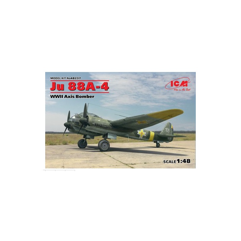 Bombardero alemán Ju 88A-4.