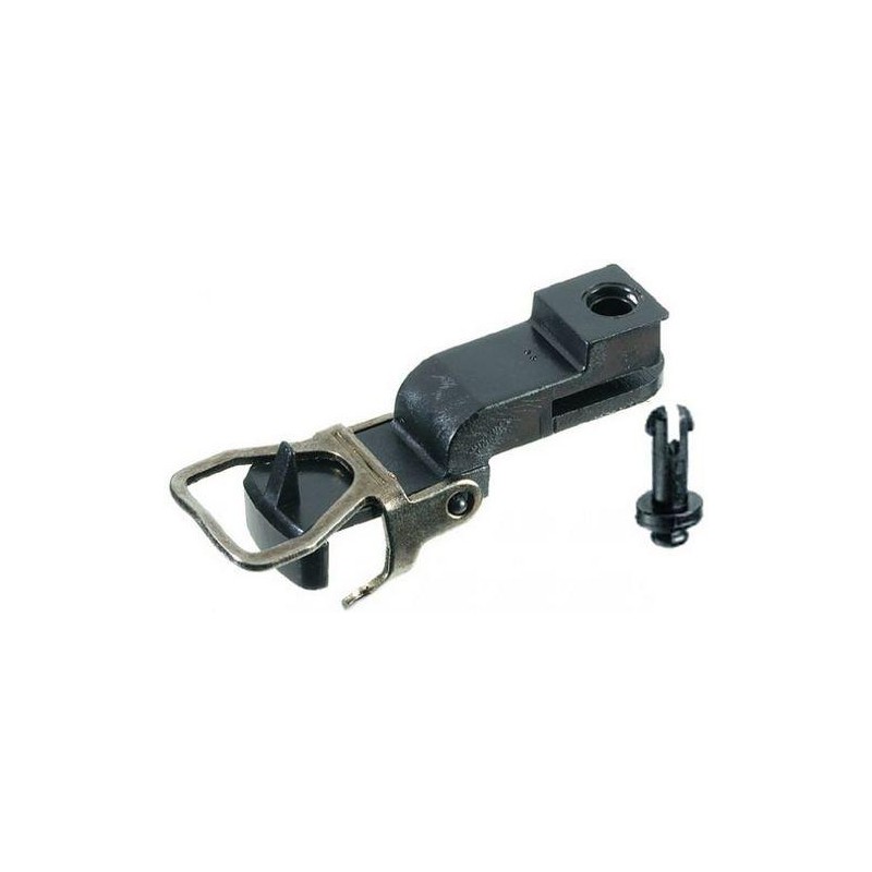 Exchange coupling with rivet and slot fitting. FLEISCHMANN 6523