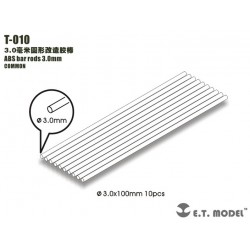 Aste in ABS da 3,0 mm.