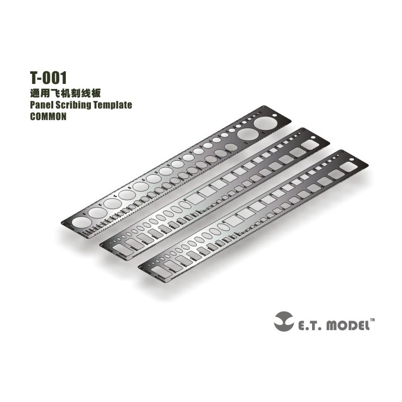 Plantilla de trazado de paneles.