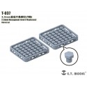 Remache hexagonal de 2.5 mm (70 piezas).