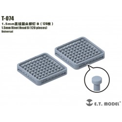 Tête de sertir B de 1,5 mm (120 pièces).