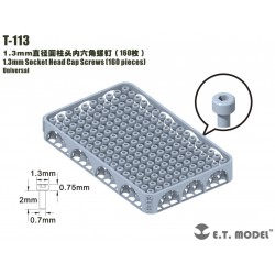 Viti a brugola da 1,3 mm.