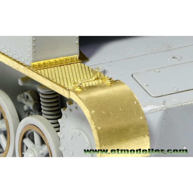 Fotograbado: Pz.Kpfw.I alemana Ausf.B - Defensas (para Kit de Dragón).