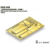 Photo-etched: British WWII Tank Stowage Bin - Late version.