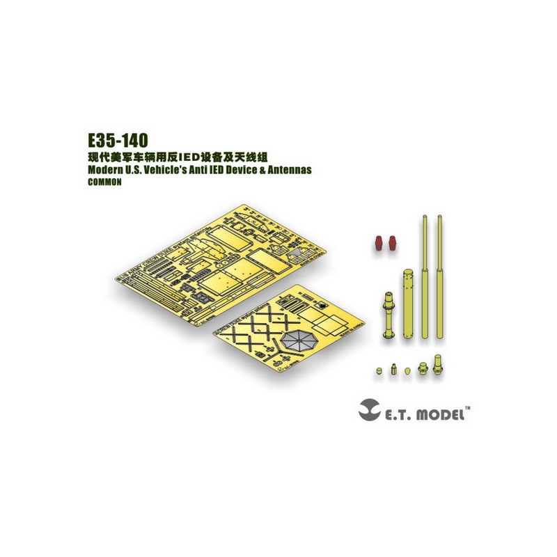Fotograbado: Dispositivos y antenas anti-IED para vehículos estadounidenses.