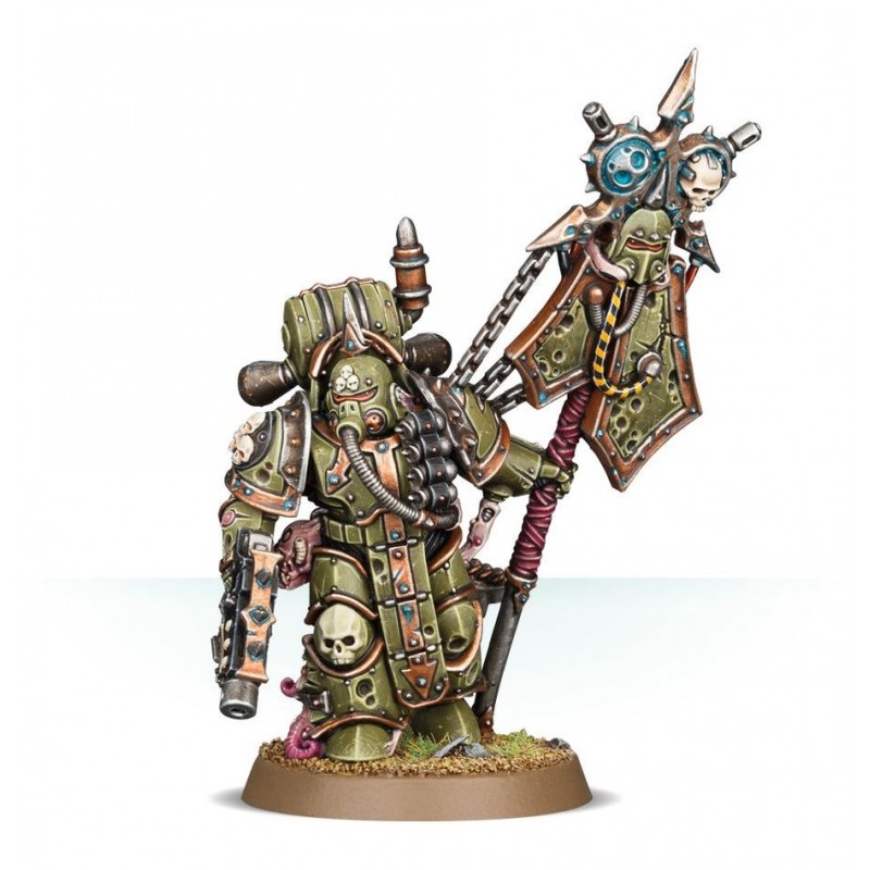 Death Guard.Plague Marine portador del Icono.