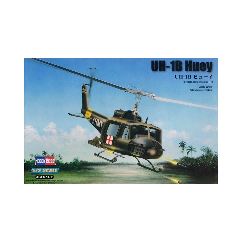 UN-1B Huey. HOBBY BOSS 87228