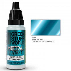 Filtre métallique Turquoise Interférence.